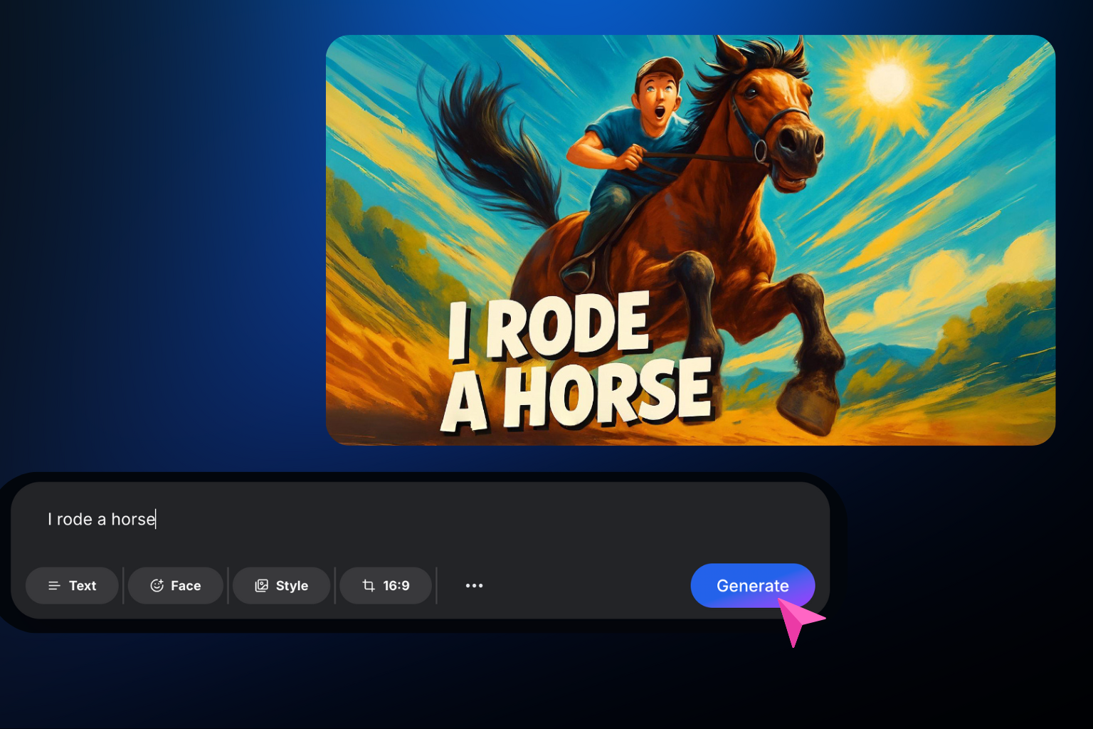 NeamX AI thumbnail generator interface showing instant thumbnail creation